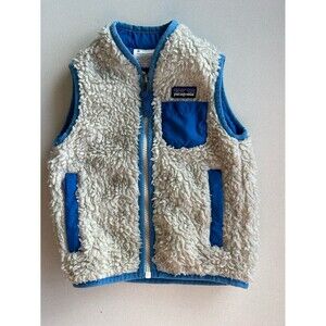 Patagonia Baby Retro X Blue Cream Vest 18 Months